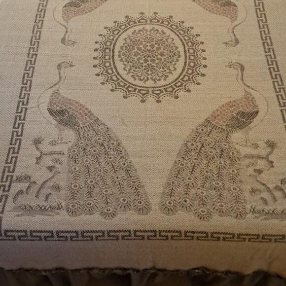 Decorative Bed Coverlet/Throw, reversable, lightweight 50 X 70 - Picture 5 of 9